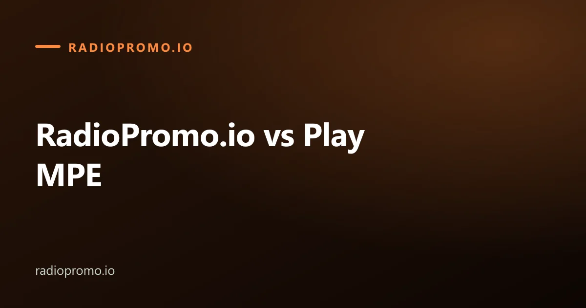 RadioPromo.io vs Play MPE