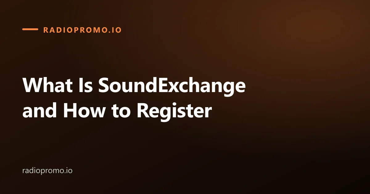 What Is SoundExchange and How to Register